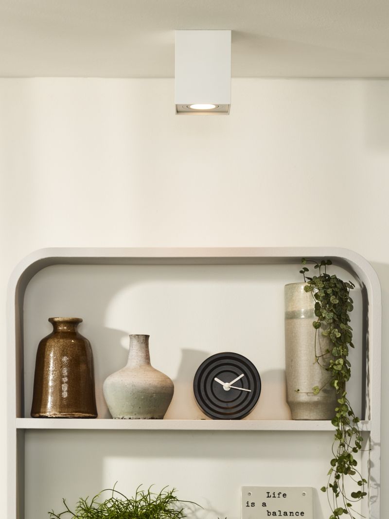 Lucide TUBE - Stropné bodové svietidlo - 1xGU10 - Biele